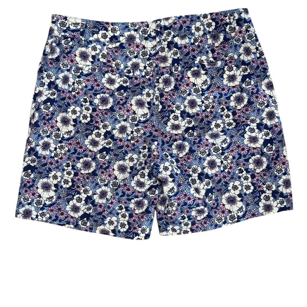 Talbots Blue and Pink Floral Shorts